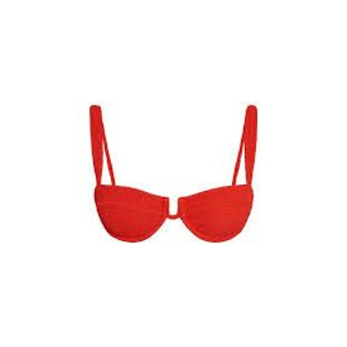 Monday Swimwear Cala Roja Top Chili Pepper Red Size Small New With Tags
